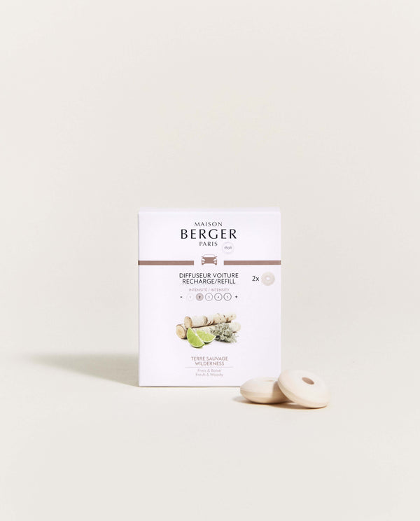 Recharges pour diffuseur de voiture – Terre sauvage – Maison Berger