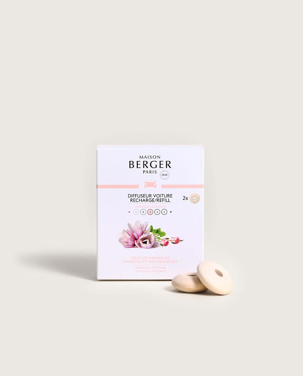 Recharges pour diffuseur de voiture – Sous les magnolias – Maison Berger