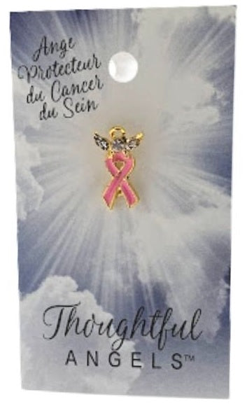 Épinglette Ange : Cancer Du Sein