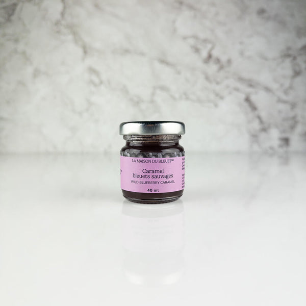 Caramel de bleuets sauvages 40 ml - La Maison du Bleuet