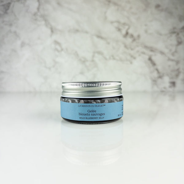 Gelée de bleuets sauvages 90 ml - La Maison du Bleuet