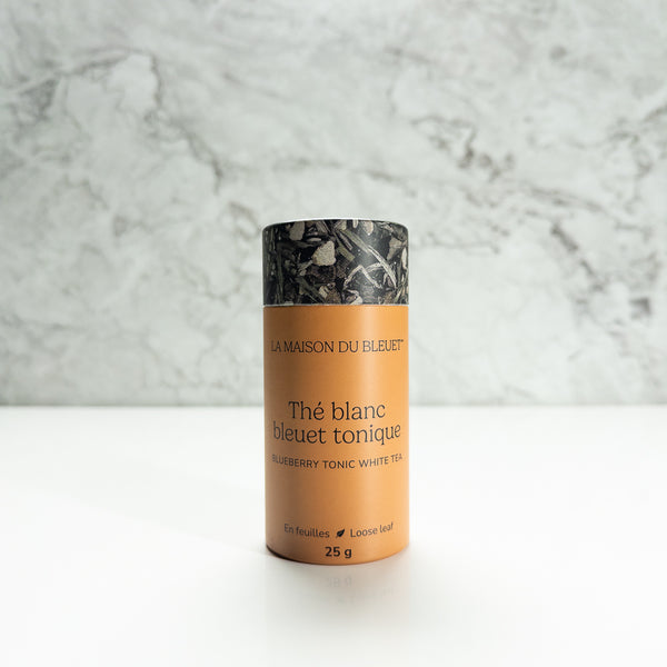 Boite de thé blanc bleuets tonique 25g