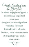 Épinglette Ange : Quelqu'un de Spécial
