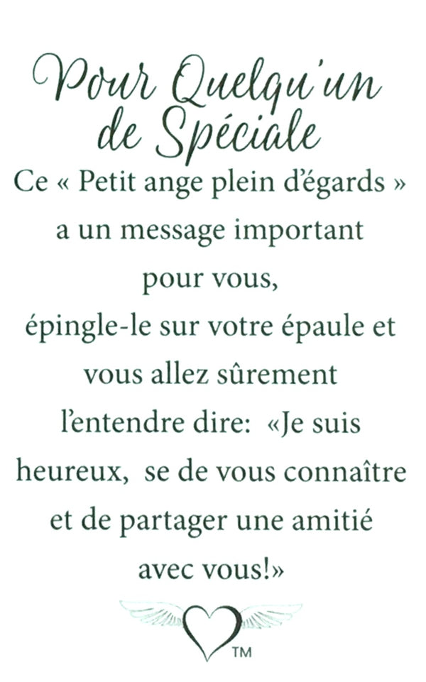 Épinglette Ange : Quelqu'un de Spécial