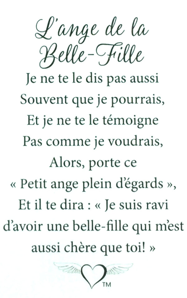 Épinglette Ange : Belle-Fille