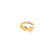 SPARKLE bague plaqué or