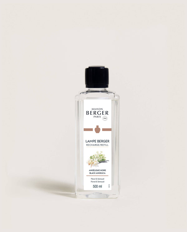 Recharge pour lampe Berger – Angélique noire – 500 ml – Maison Berger