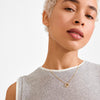 Collier : Iris : Plaqué or