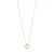 Collier : Iris : Plaqué or