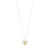 Collier cœur NOVA plaqué argent