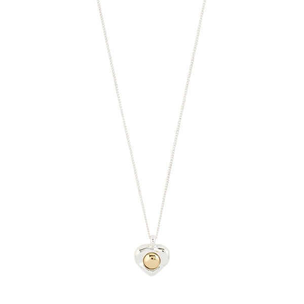 Collier cœur NOVA plaqué argent