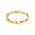 SUNSETrecycled bracelet gold- plated