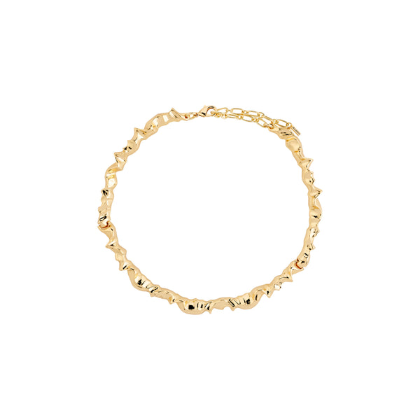 SUNSET recycled necklace gold- plated