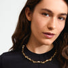 SUNSET recycled necklace gold- plated