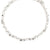 SUNSETrecycled necklace silver-plated