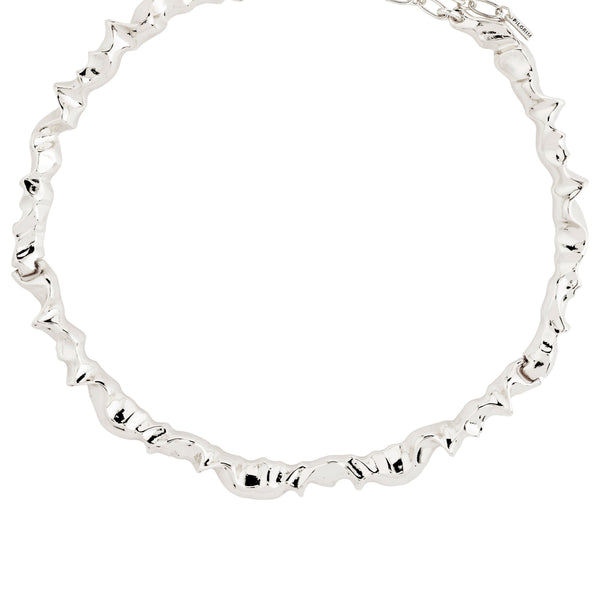 SUNSETrecycled necklace silver-plated