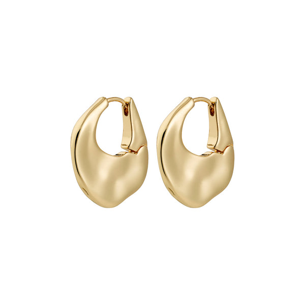 SENSE créoles boucles d’oreilles plaqué or