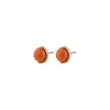 SENSE boucles d’oreilles plaqué or/agate