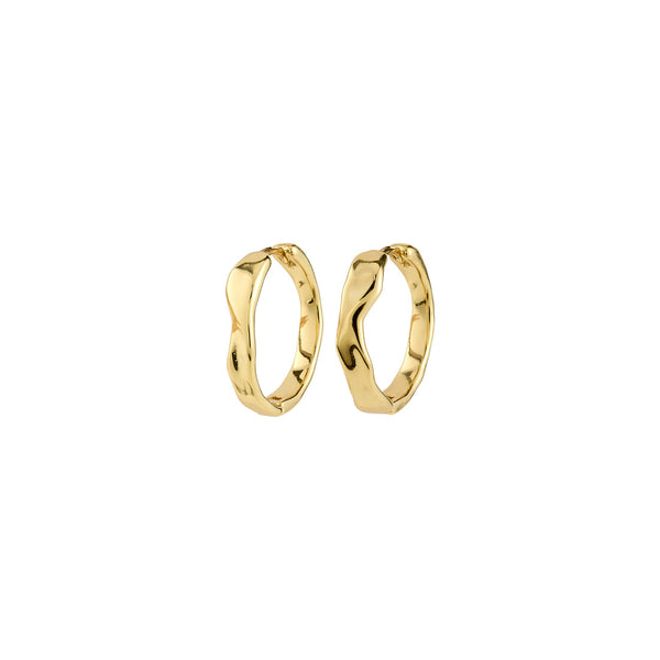 Boucles d’oreilles : Ember : Plaqué or