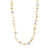 Collier PRISM blanc/plaqué argent