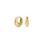Boucles d'oreilles Delphine or