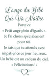 Épinglette Ange : Bebe qui va Naitre