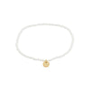 INDIE bracelet Gold Plated White