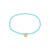 INDIE bracelet Gold Plated Blue Light