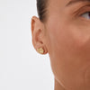 Boucles d’oreilles HAZE plaquées or