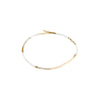 Bracelet ALISON blanc, plaqué or