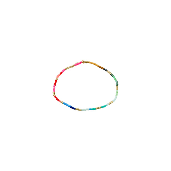 Bracelet : Alison : Plaqué Or : Multi