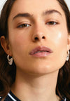 DUNE crystal earrings silver- plated