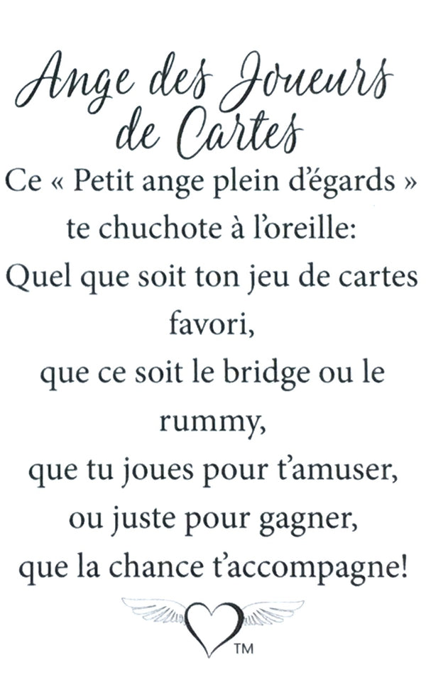 Épinglette Ange : Joueurs De Cartes