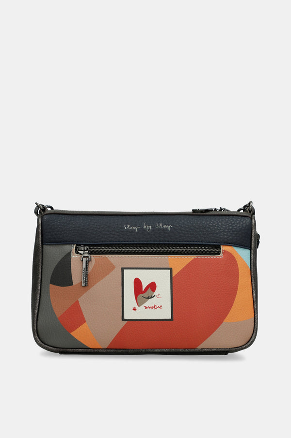Sac à bandoulière Anekke Eikon – 2 en 1 – vue arrière à motif abstrait