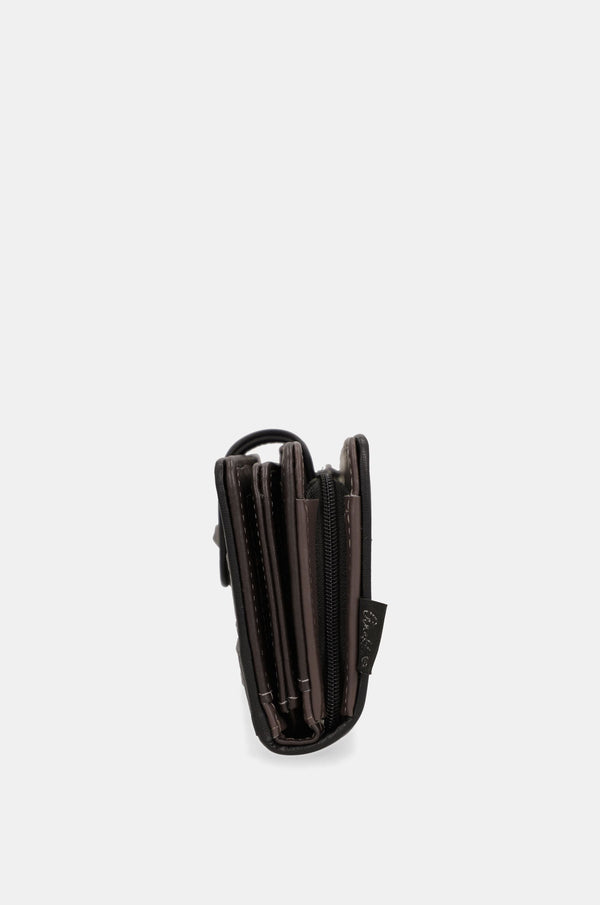 Grand portefeuille RFID Anekke Iron – vue de côté