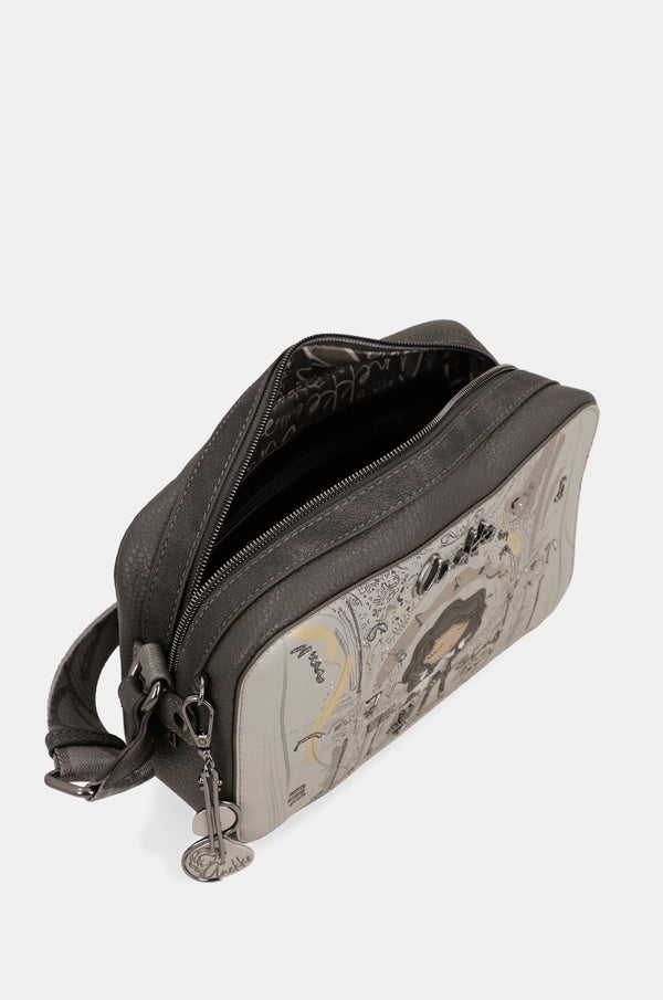 Petit sac à bandoulière Anekke Orchestra – intérieur ouvert