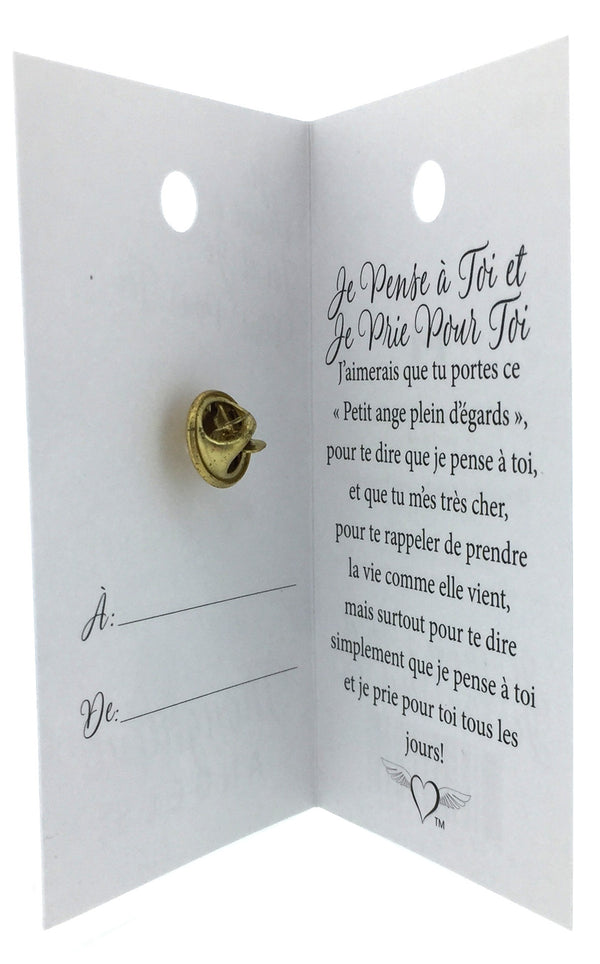 Angel Pin: I THINK/PRAY/FOR YOU