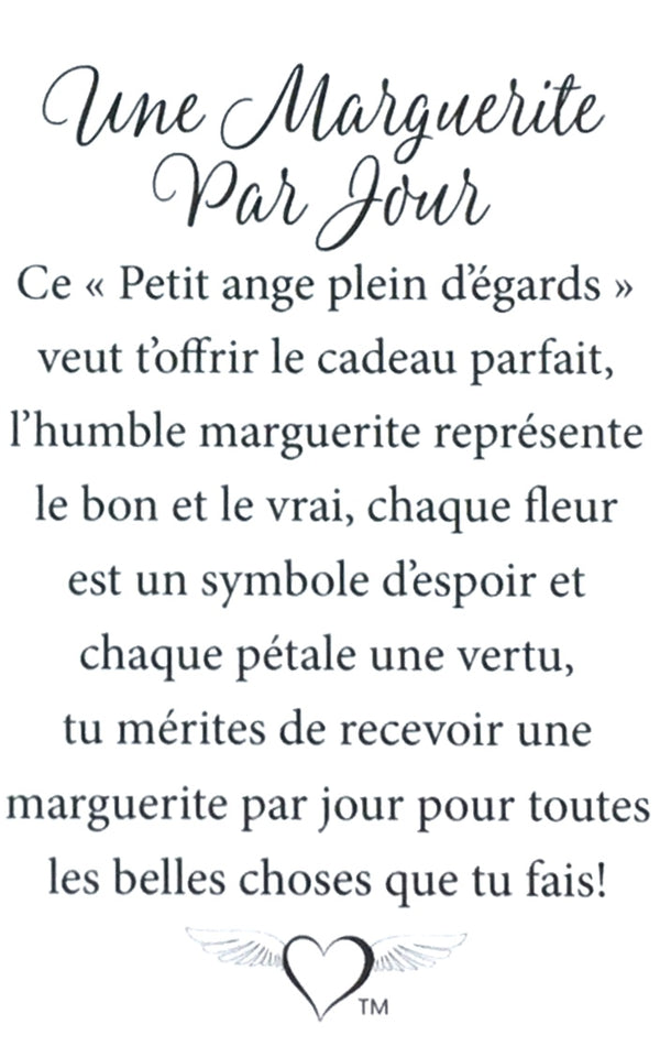Épinglette Ange : Une Marguerite par Jour