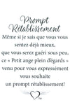 Épinglette Ange : Prompt Rétablissement