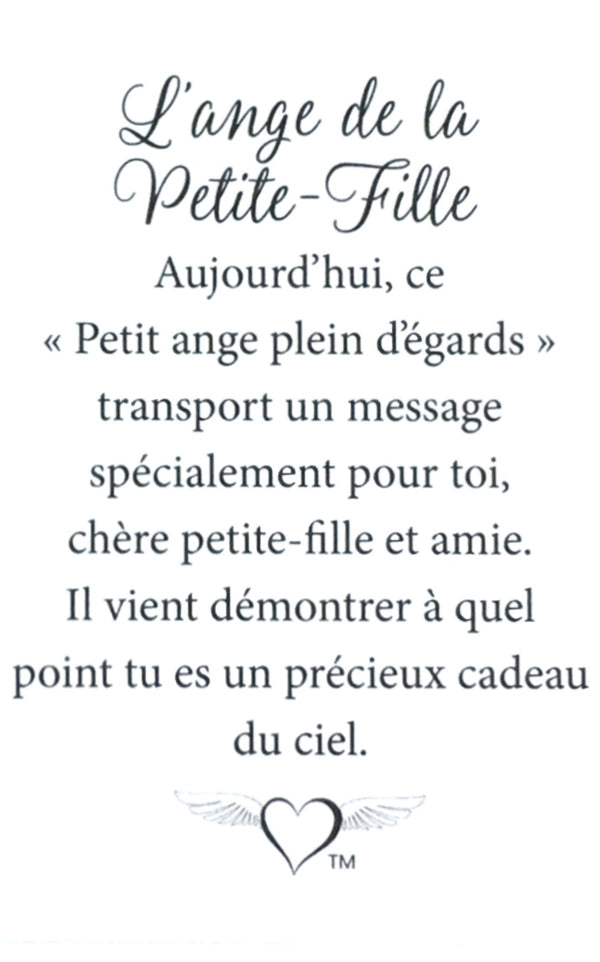 Épinglette Ange : La Petite-Fille