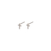 CLARA crystal cross boucles d'oreille