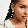 MAEVErecycled hoop earrings gold- plated