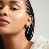 MAEVErecycled hoop earrings silver- plated