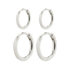 ARIELLA anneaux boucles d'oreille 2-en-1 set