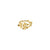 (W) Bague Ajani Plaqué or
