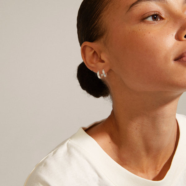 JOANNA snake chaîne anneaux boucles d'oreille
