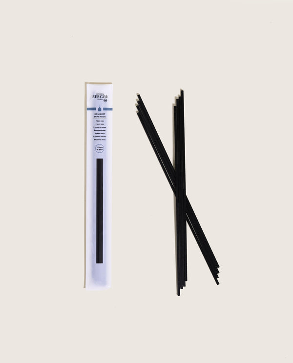 Brins noirs pour bouquet parfumé – 24 cm – Ensemble de 8 – Maison Berger