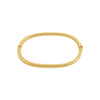 ALAIA bangle plaqué or