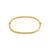 ALAIA bangle plaqué or