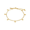 ALAIA bracelet plaqué or